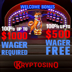 kryptosino casino welcome bonus
